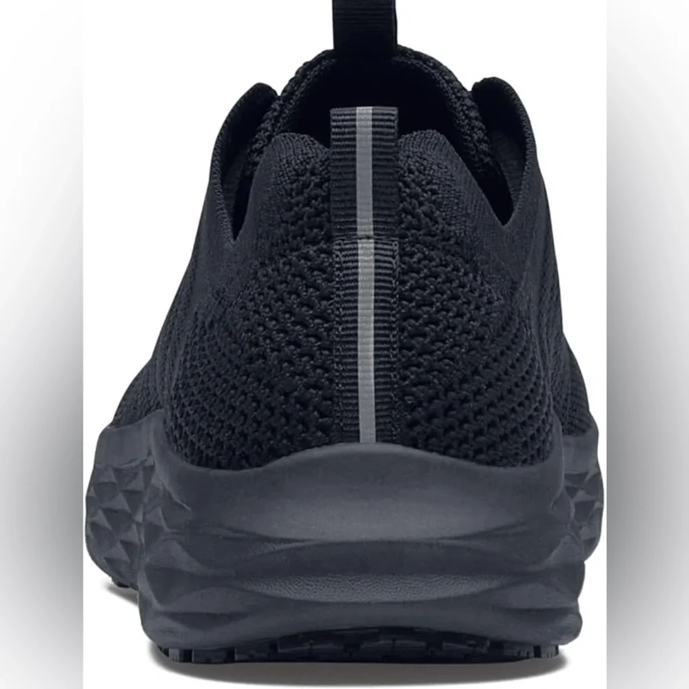 ❤️Shoes ForCrews EverlightWomen's Slip Resistant Work Shoes, Black Knit Sneakers - Picture 12 of 16